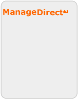 Your Manage Direct menu includes managing account information, security transactions, shared securities, and taxes.
