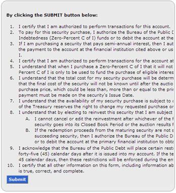Screen segment for Purchase Review with sample Purchase Information.