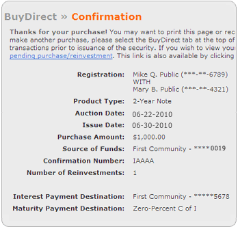 Screen segment for Purchase Review with sample Requested Purchase Dates.