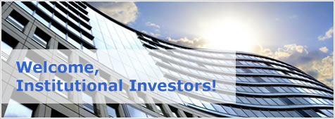 Welcome, Institutional Investors!